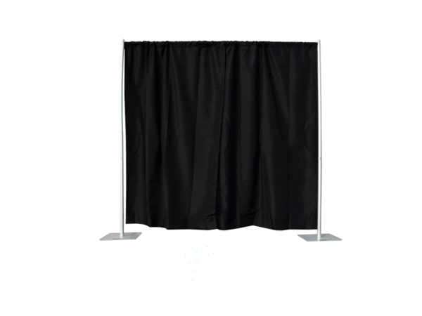Pipe and Drape Rental Per Foot 100% black out (Velour Fabric)UP TO 20′ High