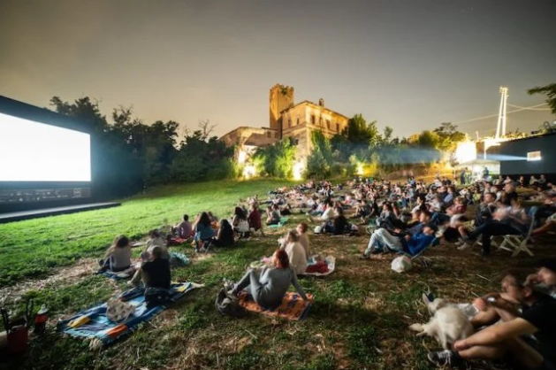 An Outdoor Cinema In the Summers