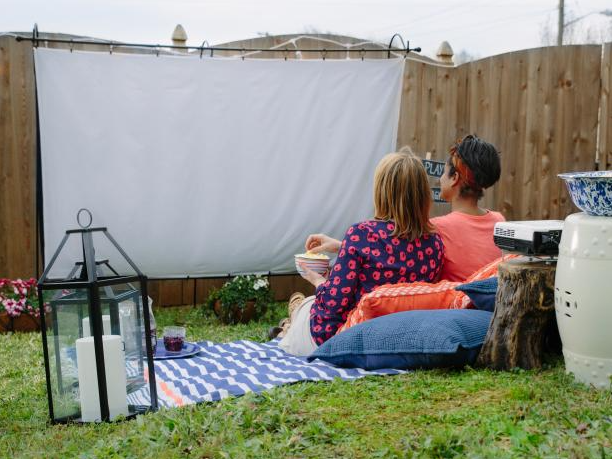 Setup An Outdoor Movie In Your Home
