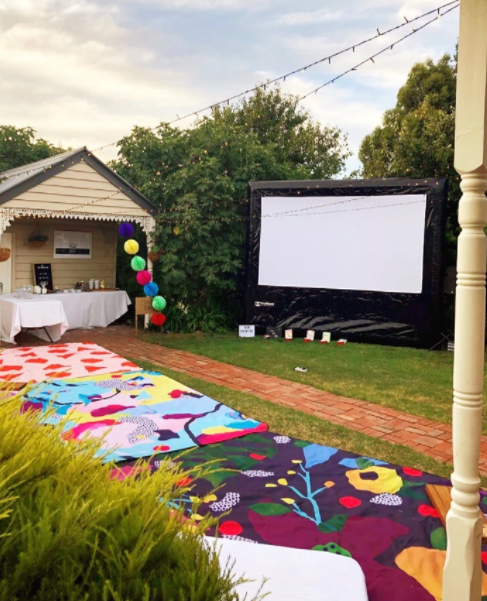 Setup An Outdoor Movie In Your Home