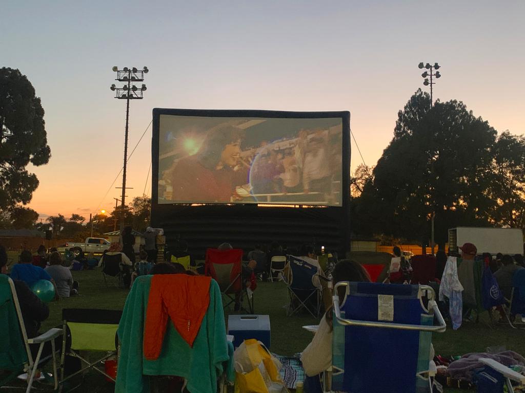 Outdoor Movie Projector Screen Rental