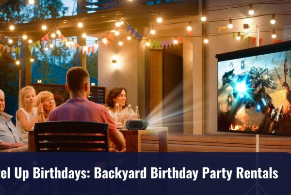 Backyard birthday party rentals