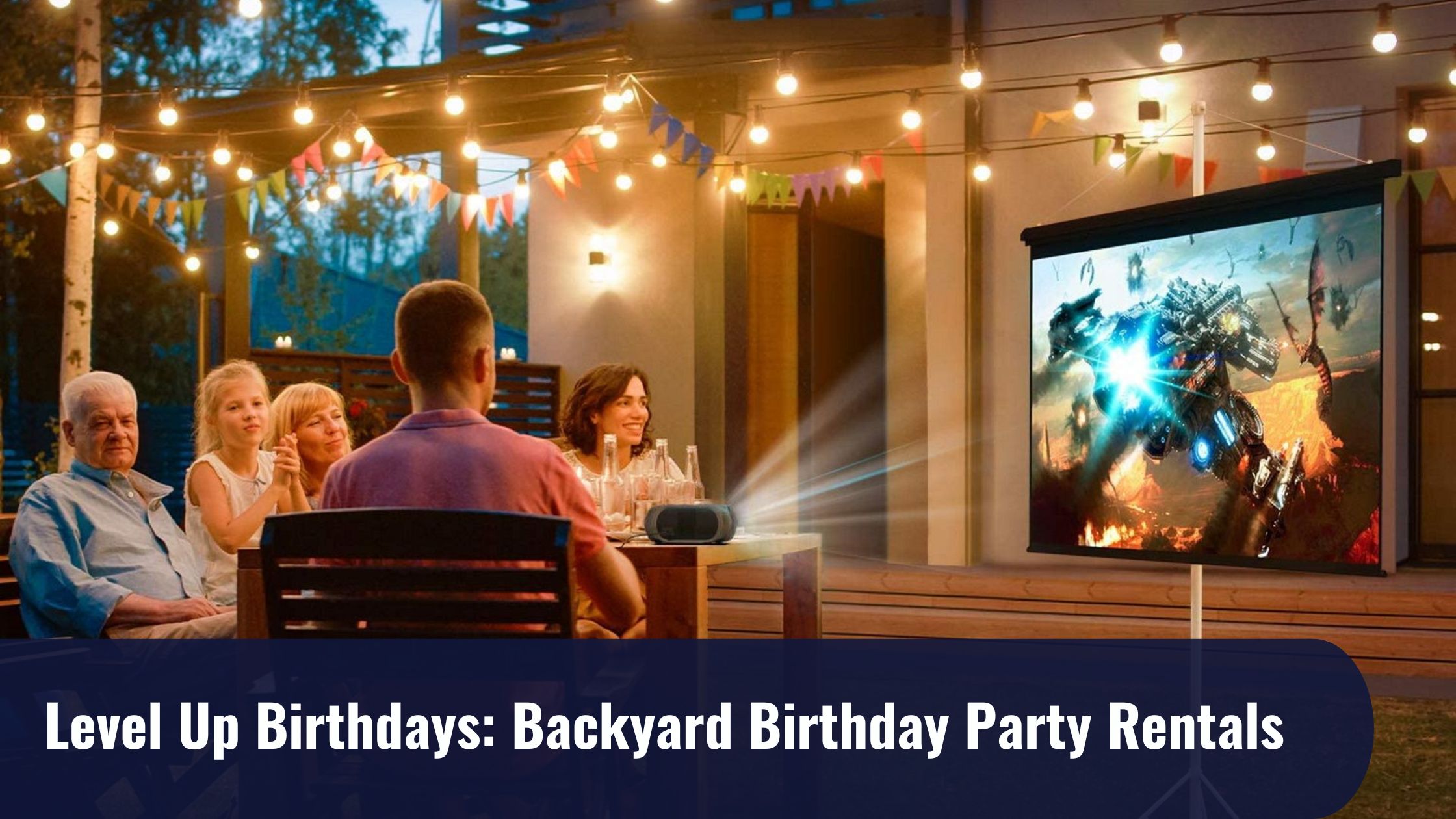 Level Up Birthdays: Backyard Birthday Party Rentals