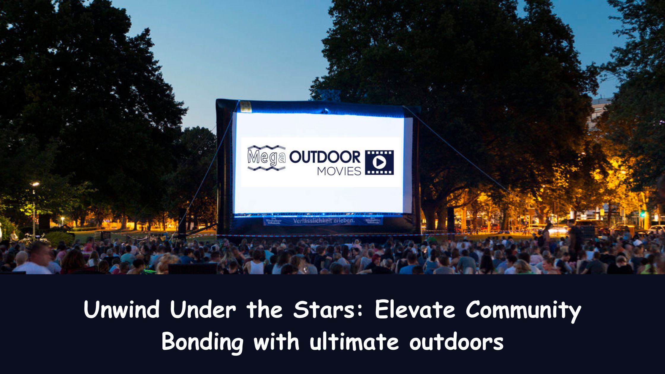 Unwind Under the Stars: Elevate Community Bonding with ultimate outdoors