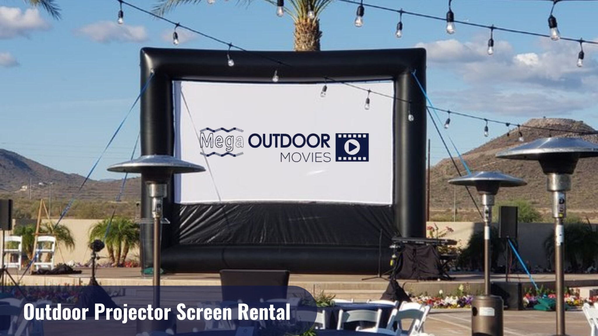 Outdoor Projector Screen Rental | Movie Projector Rental