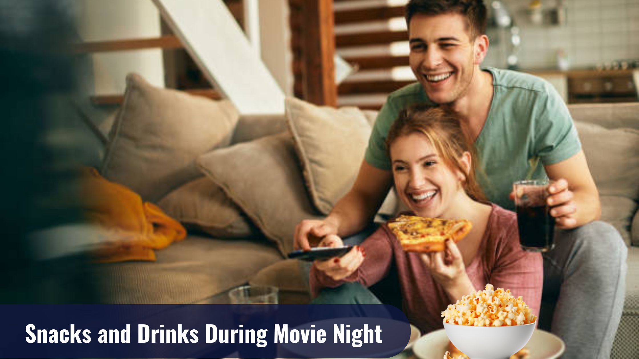 Snacks and Drinks During Movie Night