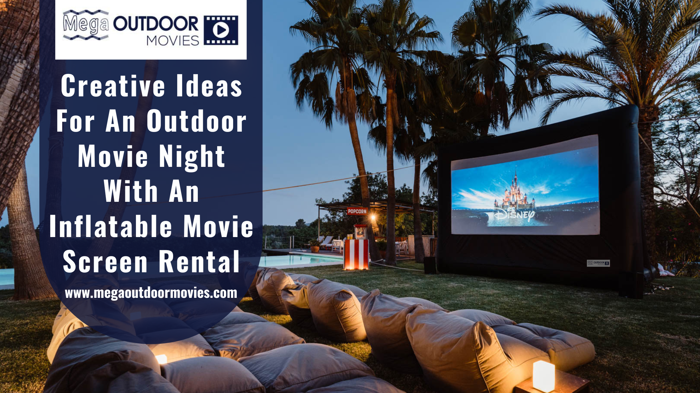 Creative Ideas for an Outdoor Movie Night with an Inflatable Movie Screen Rental
