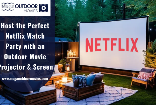 Outdoor Movie Projector & Screen