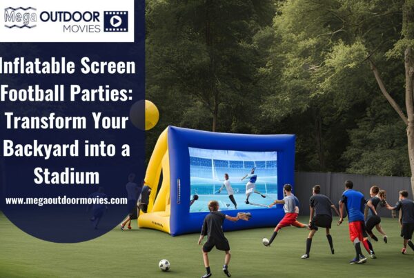 Inflatable Screen Football Parties Transform Your Backyard into a Stadium