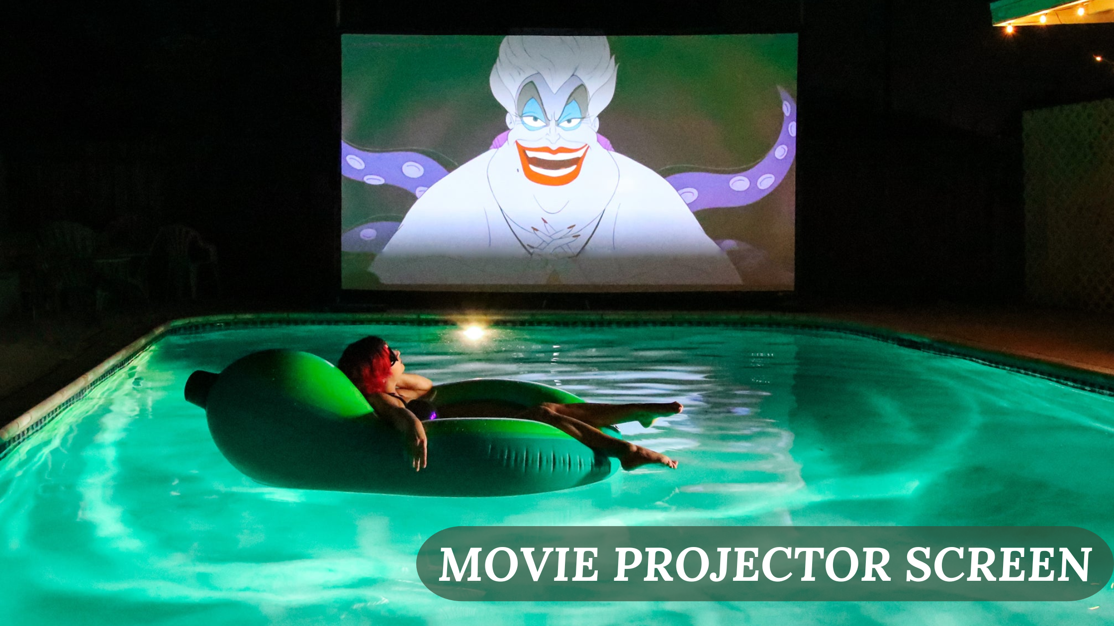 Movie projector screen