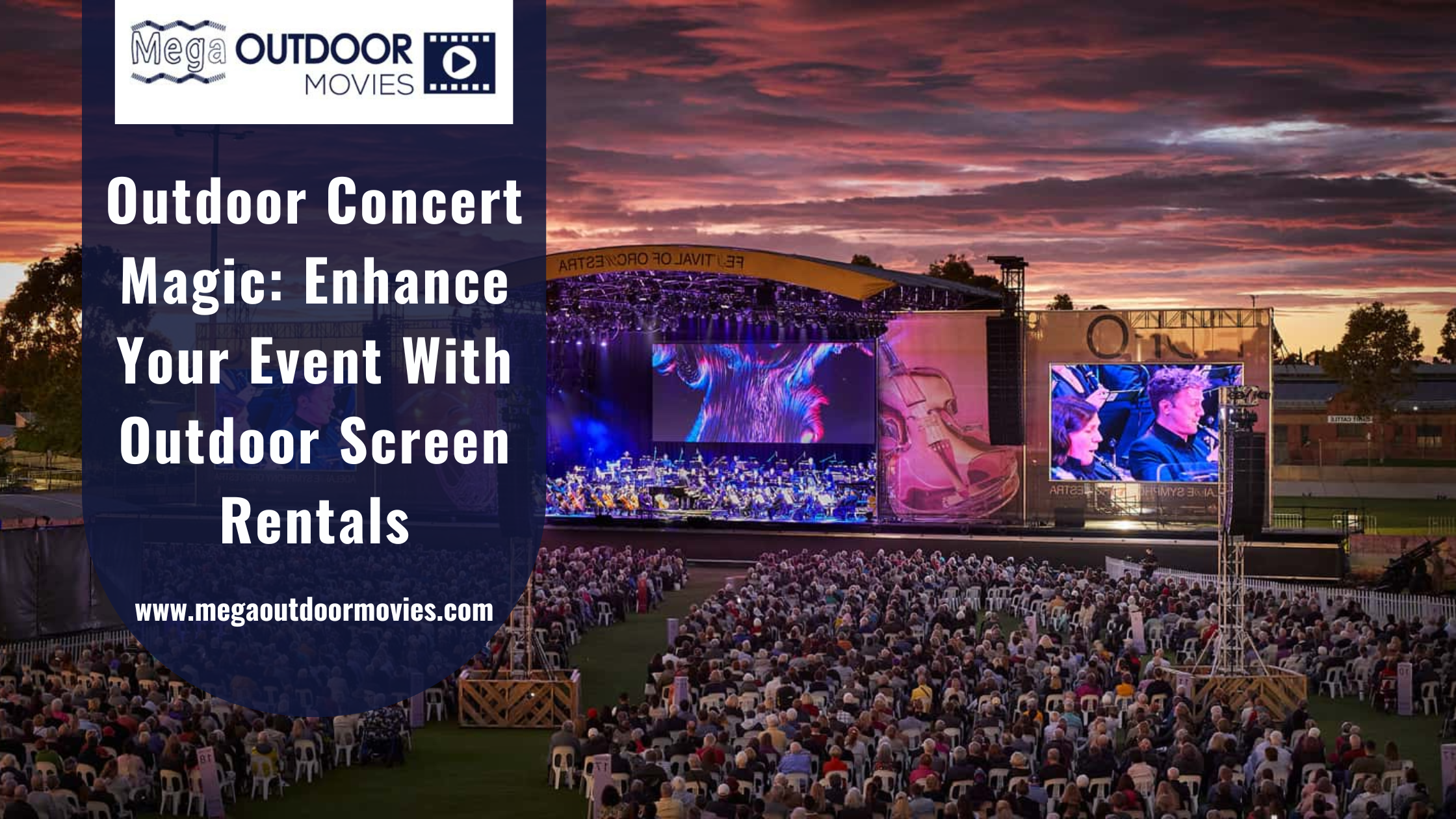 Outdoor Concert Magic: Enhance Your Event with Outdoor Screen Rentals