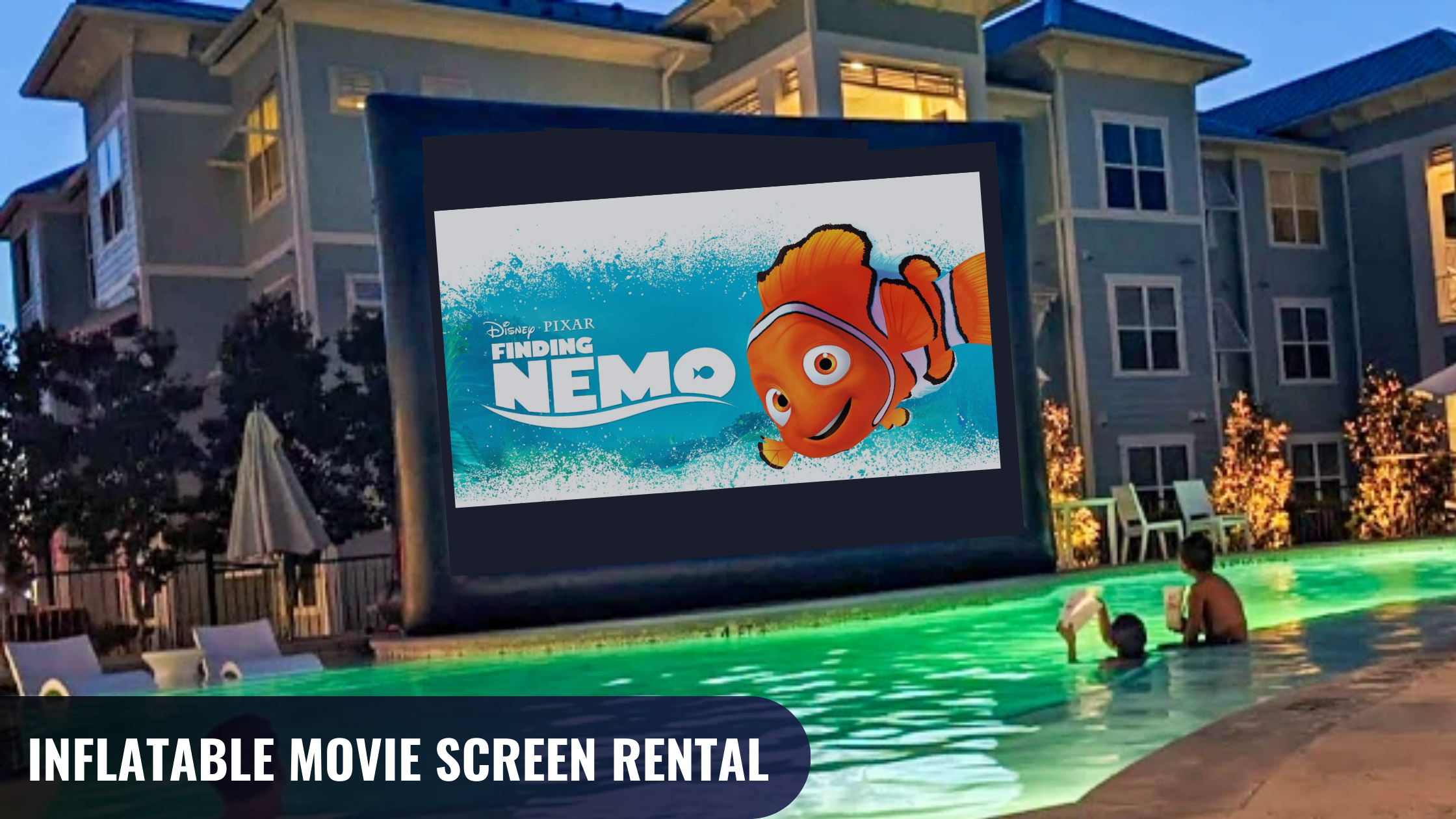 inflatable movie screen rental